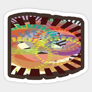 abstract Sticker